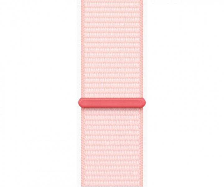 Apple Watch Series 9 GPS 45mm Pink Aluminum Case with Light Pink Sport Loop (MR9J3)